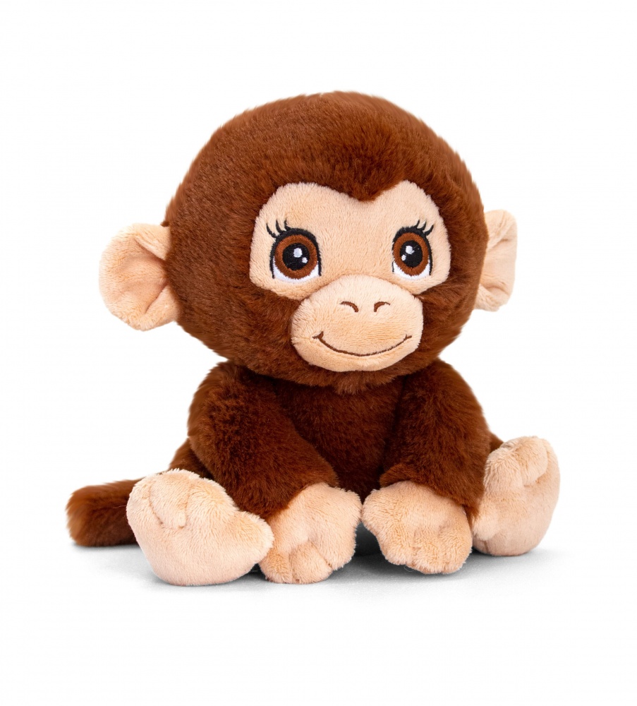 Keel Toys Keeleco Monkey 16cm Adoptable World Eco Plush Soft Toy